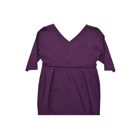 NEW Lane Bryant Purple Sheath Dress Plus Size 22 NWT - Picture 3 of 10